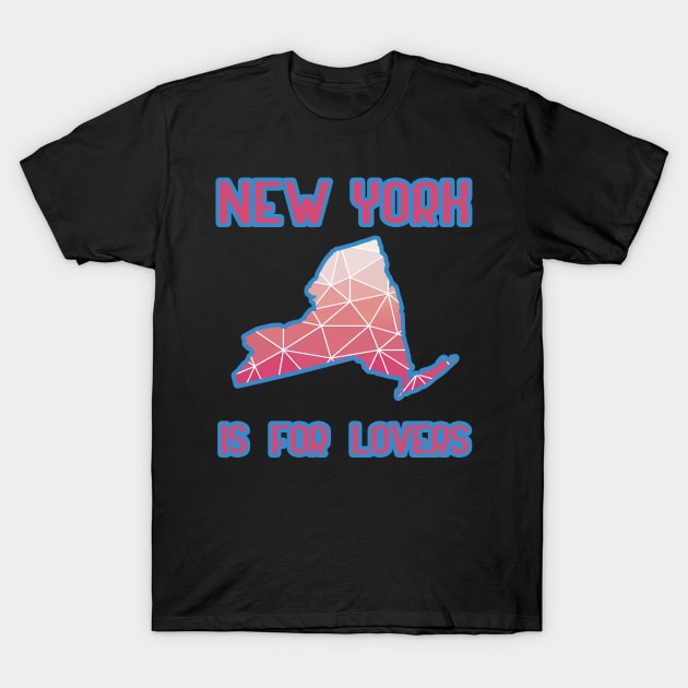 New York is for lovers T-Shirt by LiquidLine